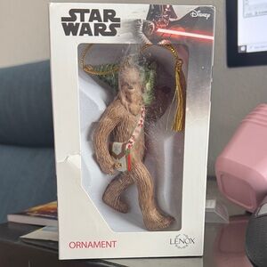 Lenox Star Wars Chewbacca Ornament with Gold and Brown